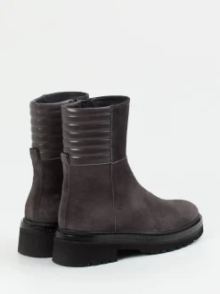 Homers – Ankle Boots aus Veloursleder Anthrazit