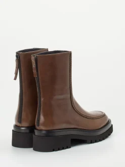Homers – Stiefeletten aus Kalbleder in Braun