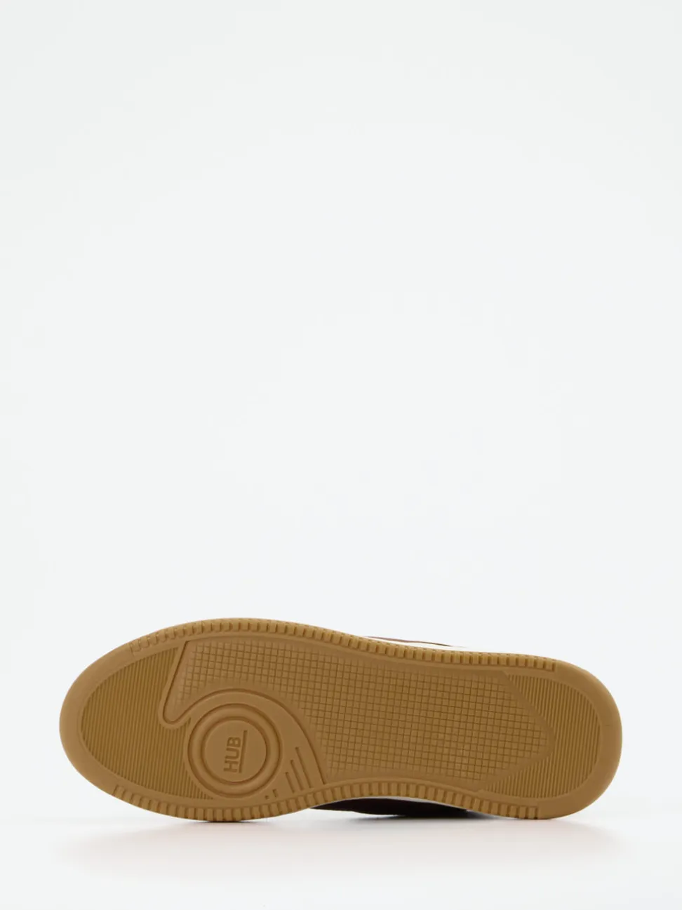 HUB – Mid-Top Sneaker aus Fettleder braun