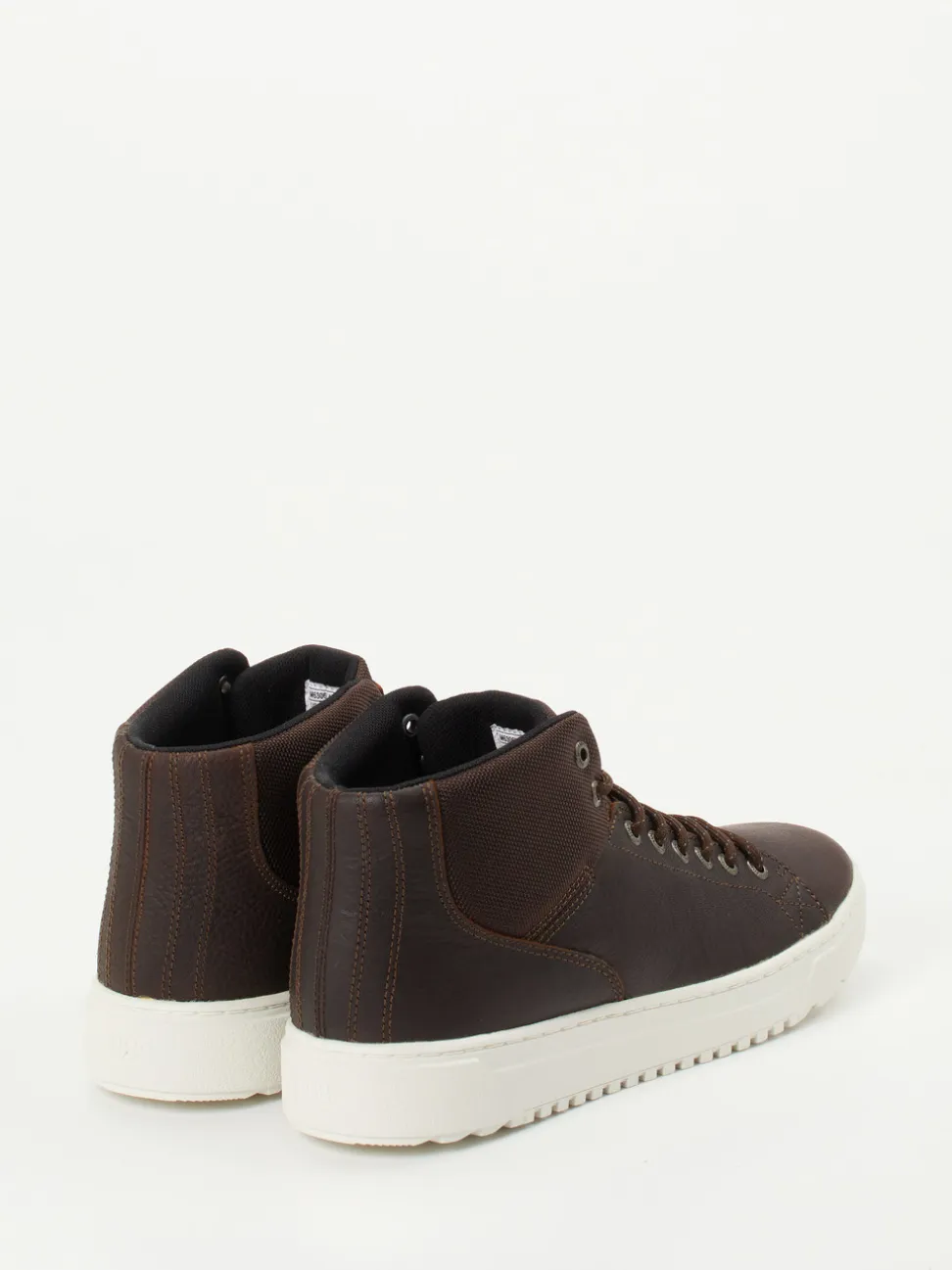 HUB – Mid-Top Sneaker aus Fettleder braun