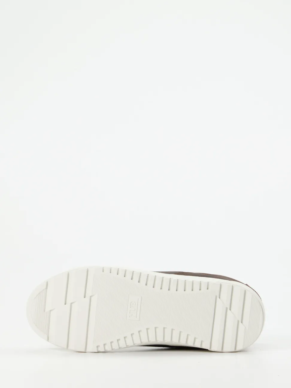 HUB – Mid-Top Sneaker aus Fettleder braun