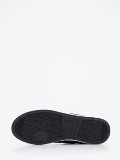 HUB – Mid-Top Sneaker aus Kalbleder Schwarz