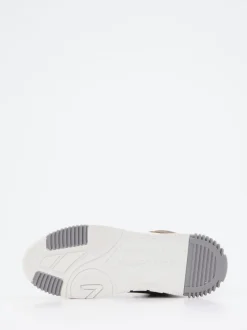 HUB – Mid-Top Sneaker aus Kalbleder mittelbraun