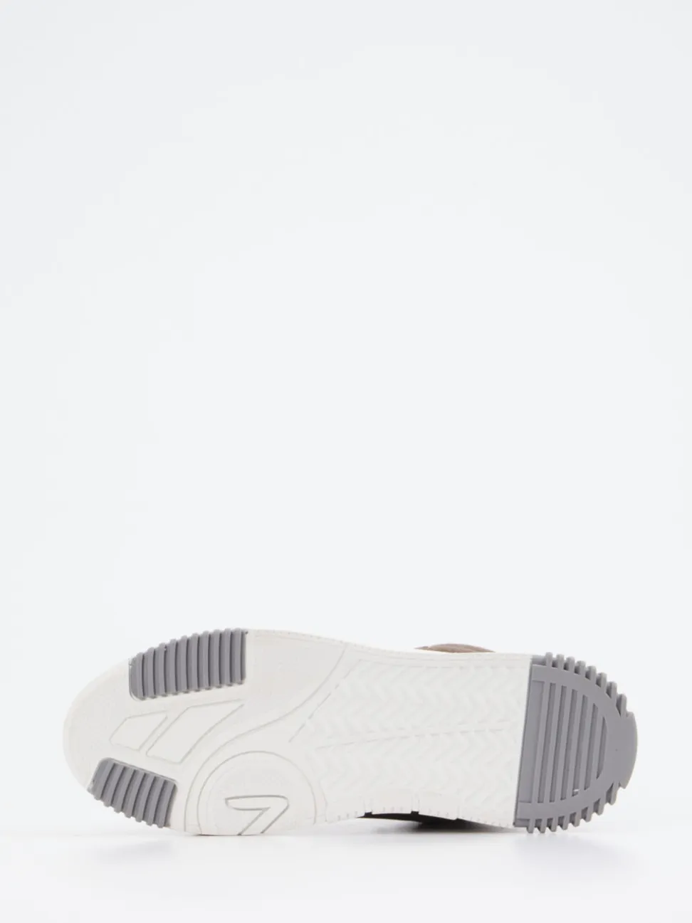 HUB – Mid-Top Sneaker aus Kalbleder mittelbraun