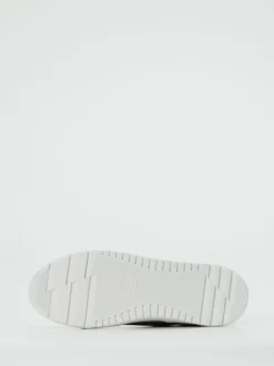 HUB – Mid-Top Sneaker aus Kalbleder schlammgrau