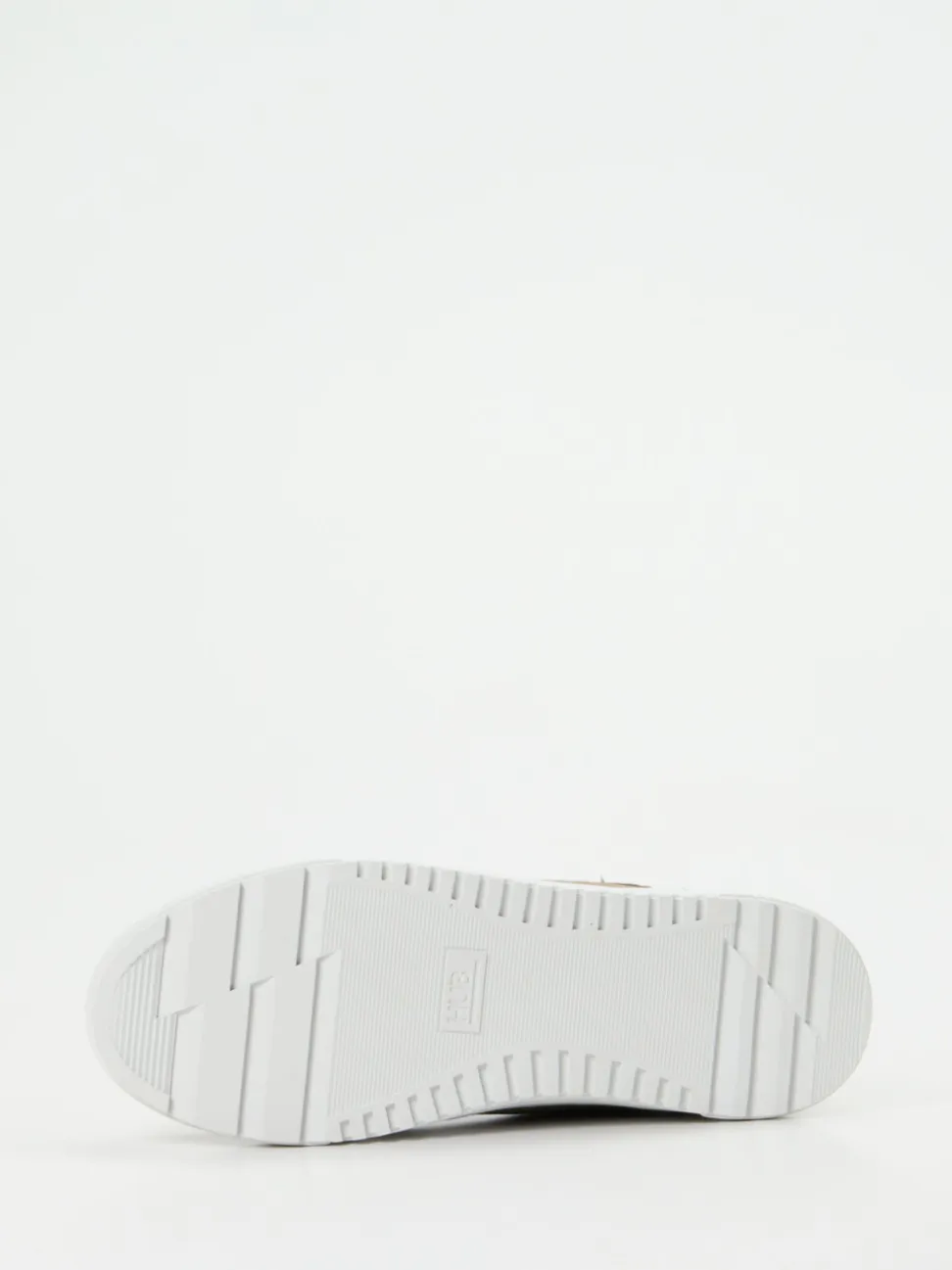 HUB – Mid-Top Sneaker aus Nubukleder taupe