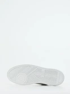 HUB – Sneaker aus Kalbleder in Weiß mit Pastell