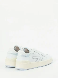 HUB – Sneaker aus Leder in Off-White