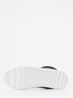 HUB – Sneakerboots aus Fettleder schwarz