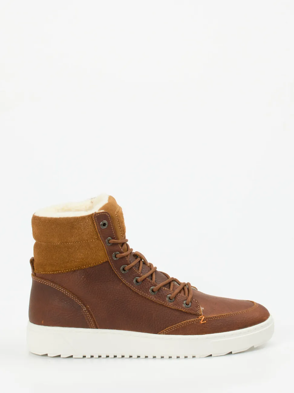 HUB – Winter-Boots aus Fettleder braun