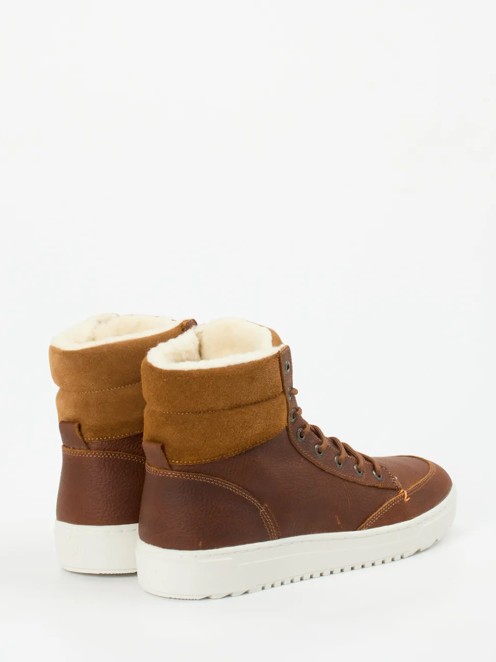 HUB – Winter-Boots aus Fettleder braun