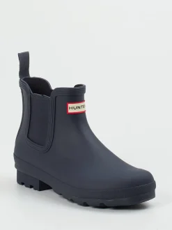Hunter – Gummiboots aus Synthetik Dunkelblau