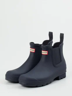Hunter – Gummiboots aus Synthetik Dunkelblau