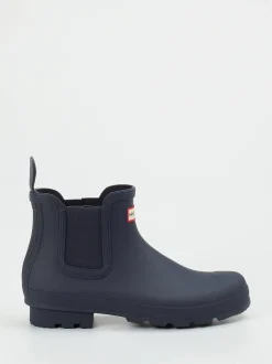 Hunter – Gummiboots aus Synthetik Dunkelblau