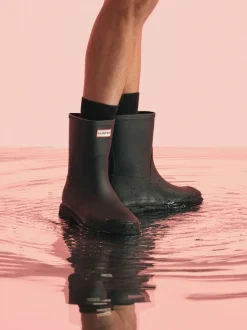 Hunter – Gummistiefel aus Synthetik in Schwarz