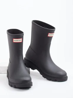 Hunter – Gummistiefel aus Synthetik in Schwarz