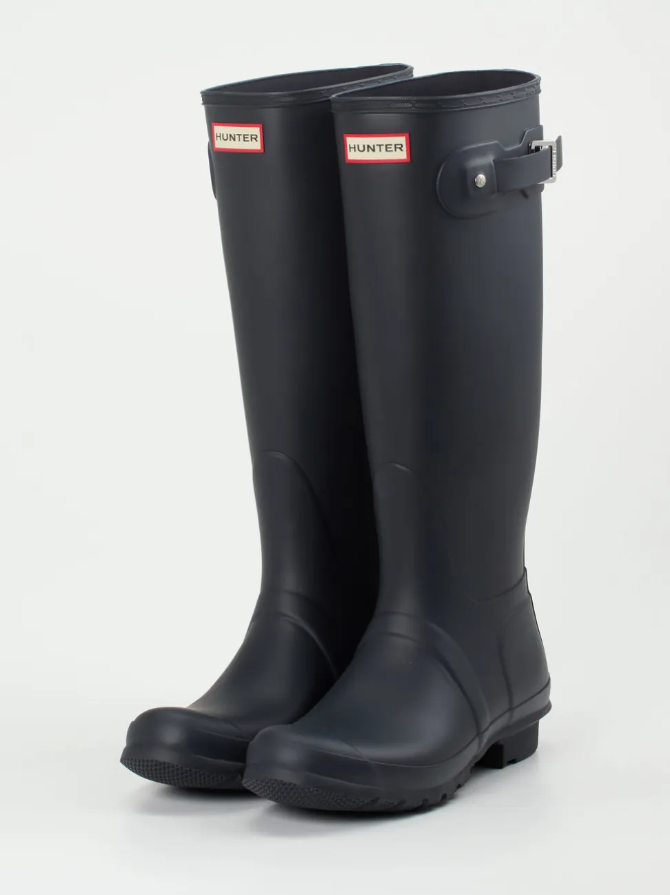 Hunter – Gummistiefel aus Gummi in Navyblau
