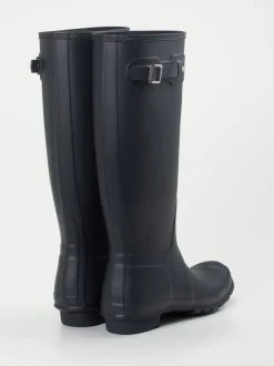 Hunter – Gummistiefel aus Gummi in Navyblau