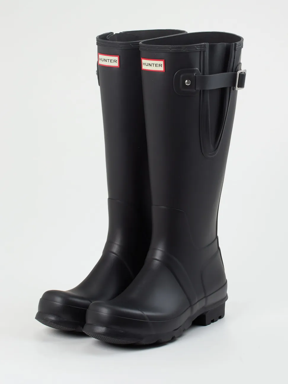 Hunter – Gummistiefel aus Synthetik in Schwarz