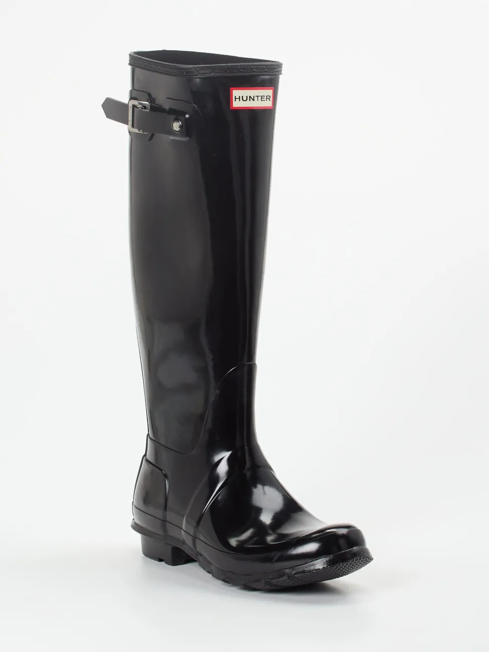 Hunter – Gummistiefel aus Synthetik in Schwarz