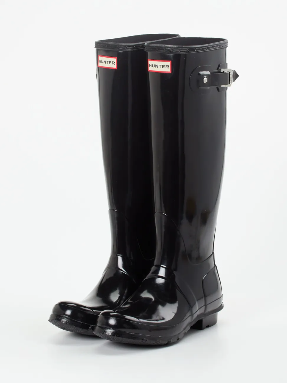 Hunter – Gummistiefel aus Synthetik in Schwarz