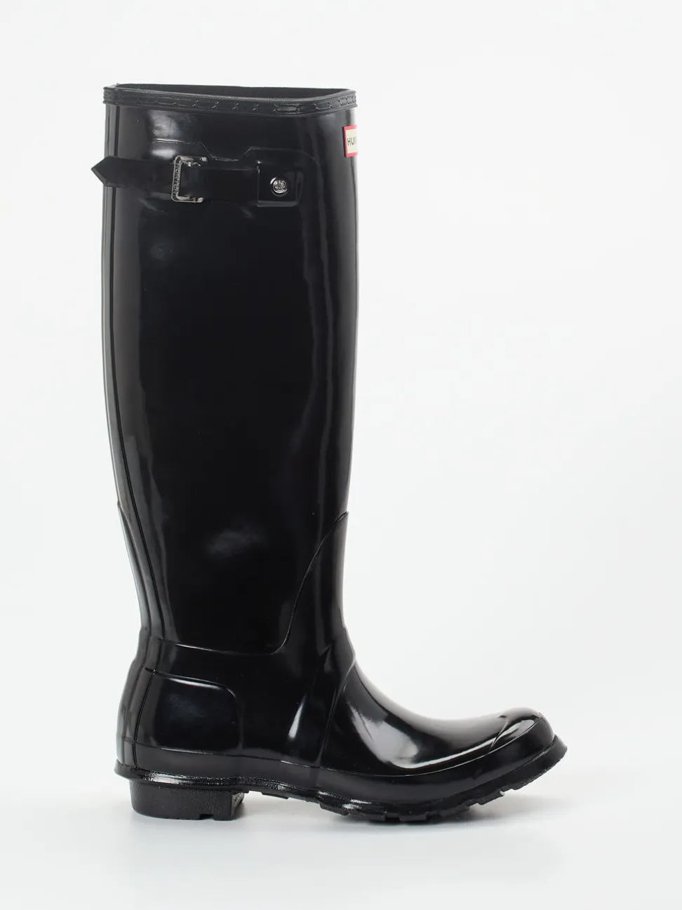Hunter – Gummistiefel aus Synthetik in Schwarz