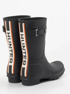 Hunter – Gummistiefel aus Synthetik in Schwarz
