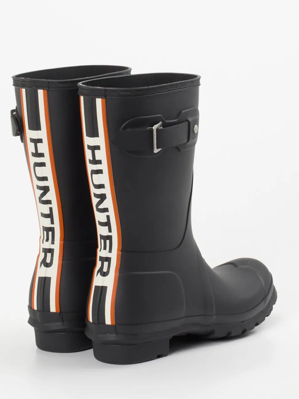 Hunter – Gummistiefel aus Synthetik in Schwarz