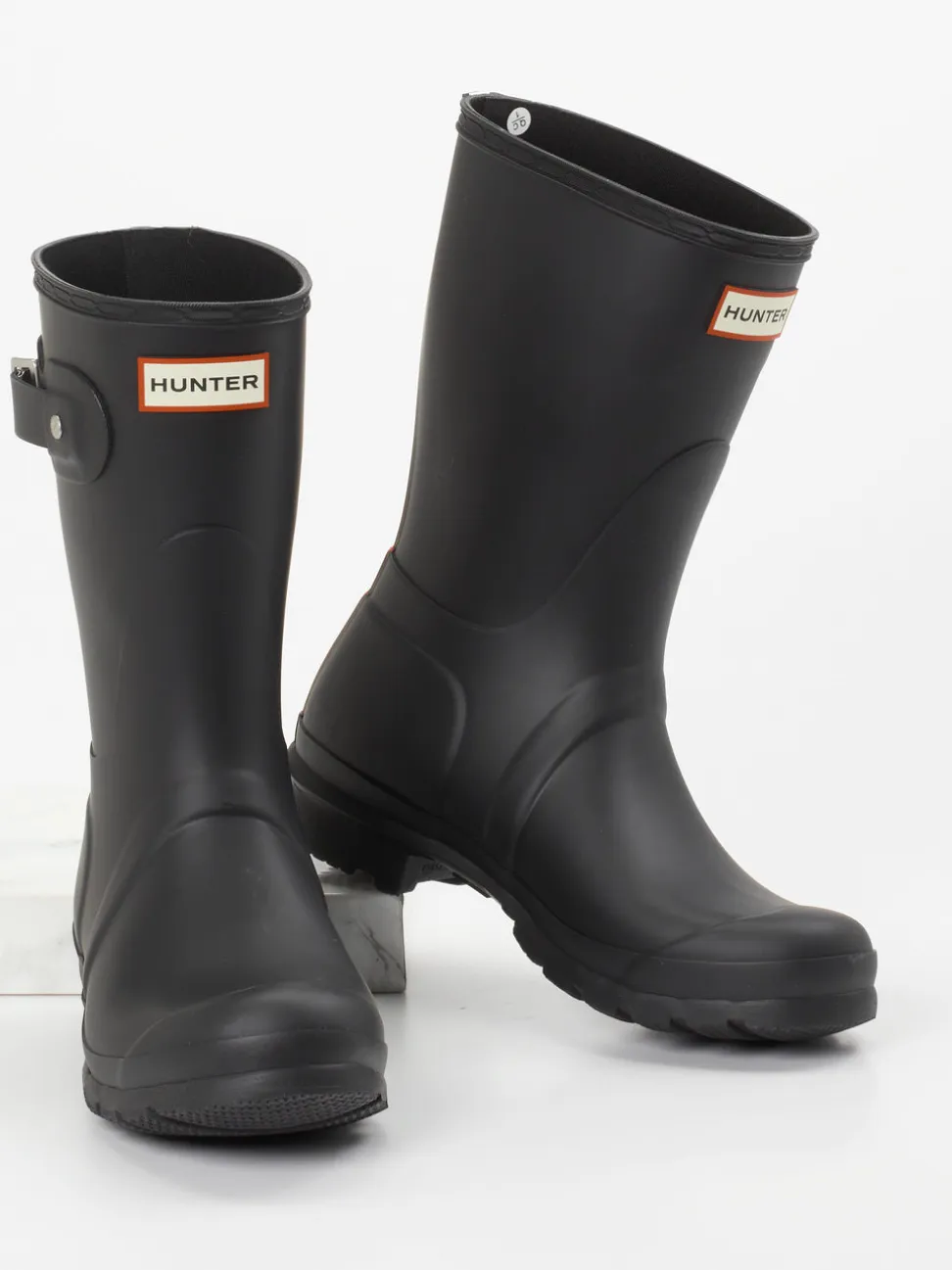 Hunter – Gummistiefel aus Synthetik in Schwarz