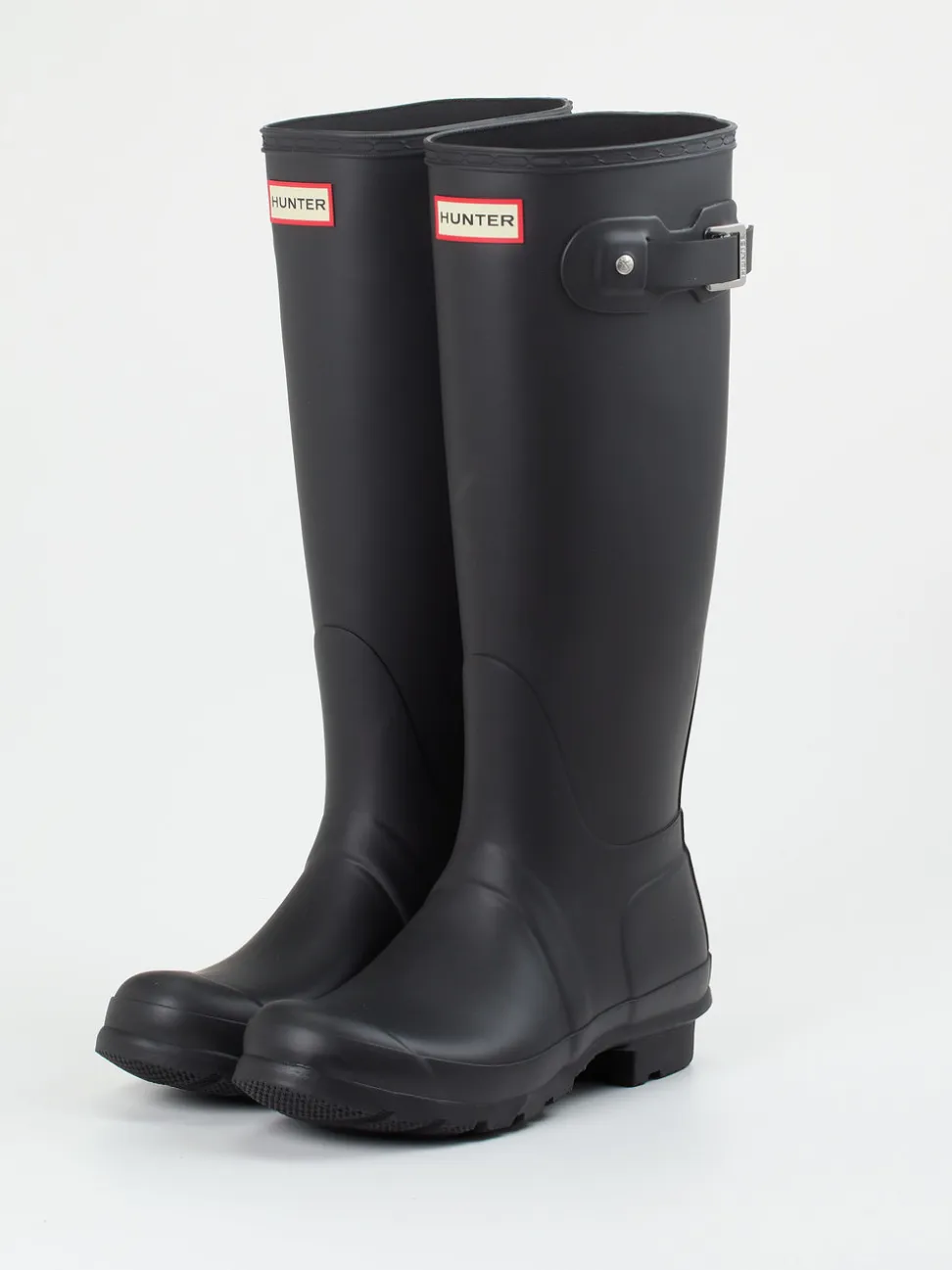 Hunter – Gummistiefel aus Synthetik in Schwarz