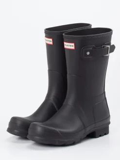 Hunter – Gummistiefel aus Synthetik in Schwarz