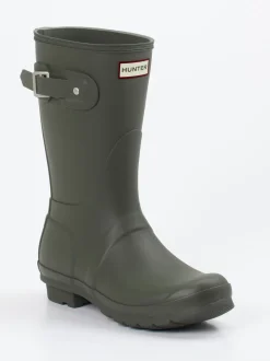 Hunter – Gummistiefel aus Synthetik in Olivgrün
