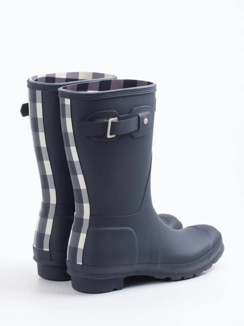 Hunter – Gummistiefel aus Synthetik in Dunkelblau