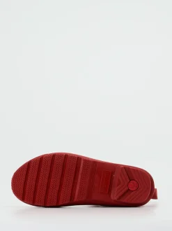 Hunter – Gummistiefelette aus Synthetik in Rot