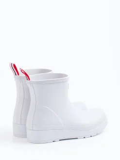 Hunter – Kurzschaft-Gummistiefel aus Synthetik Weiß