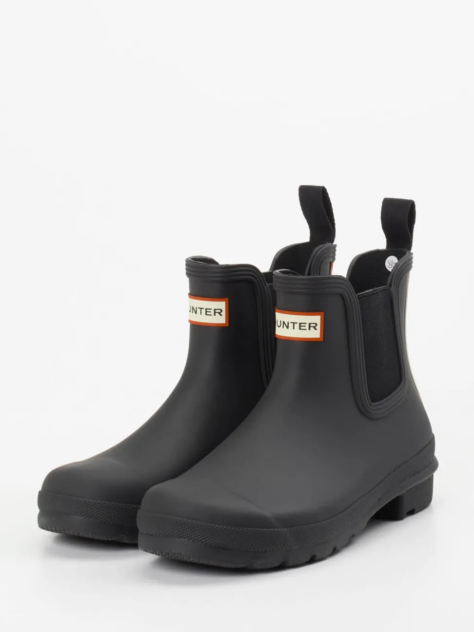 Hunter – Regen-Boots aus Gummi in Schwarz