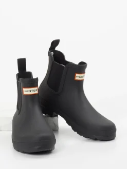 Hunter – Regen-Boots aus Gummi in Schwarz