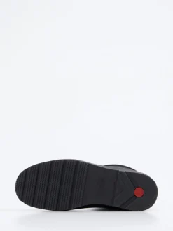 Hunter – Regenstiefelette aus Gummi in Schwarz