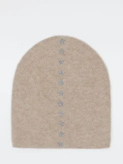HURRAY – Beanie aus Kaschmir mit Glitzersternen