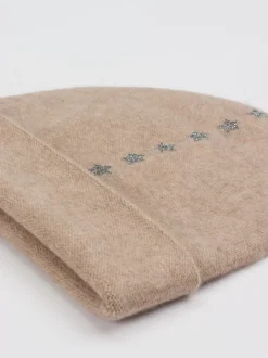 HURRAY – Beanie aus Kaschmir mit Glitzersternen