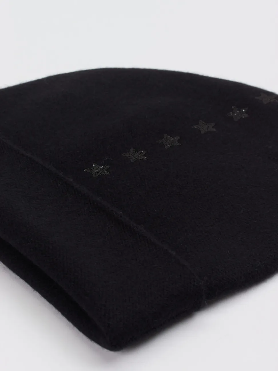 HURRAY – Beanie aus Kaschmir in Schwarz