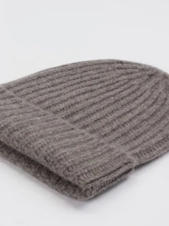 HURRAY – Beanie aus Kaschmir in Taupe