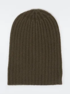 HURRAY – Beanie aus Kaschmir in Olivgrün