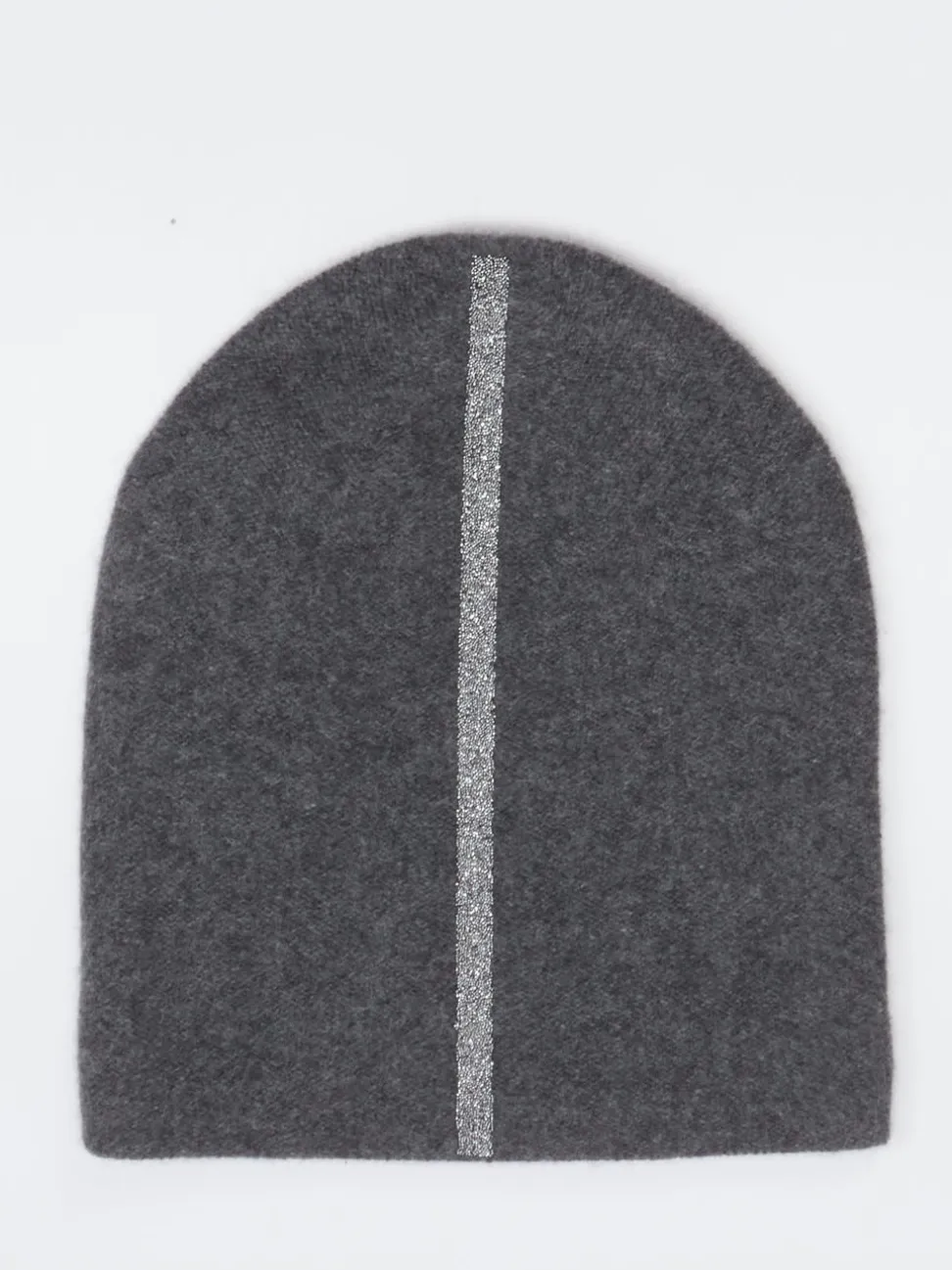 HURRAY – Beanie aus Kaschmir mit Glitzerstreifen