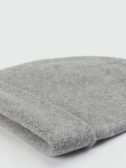 HURRAY – Beanie aus Kaschmir Hellgrau