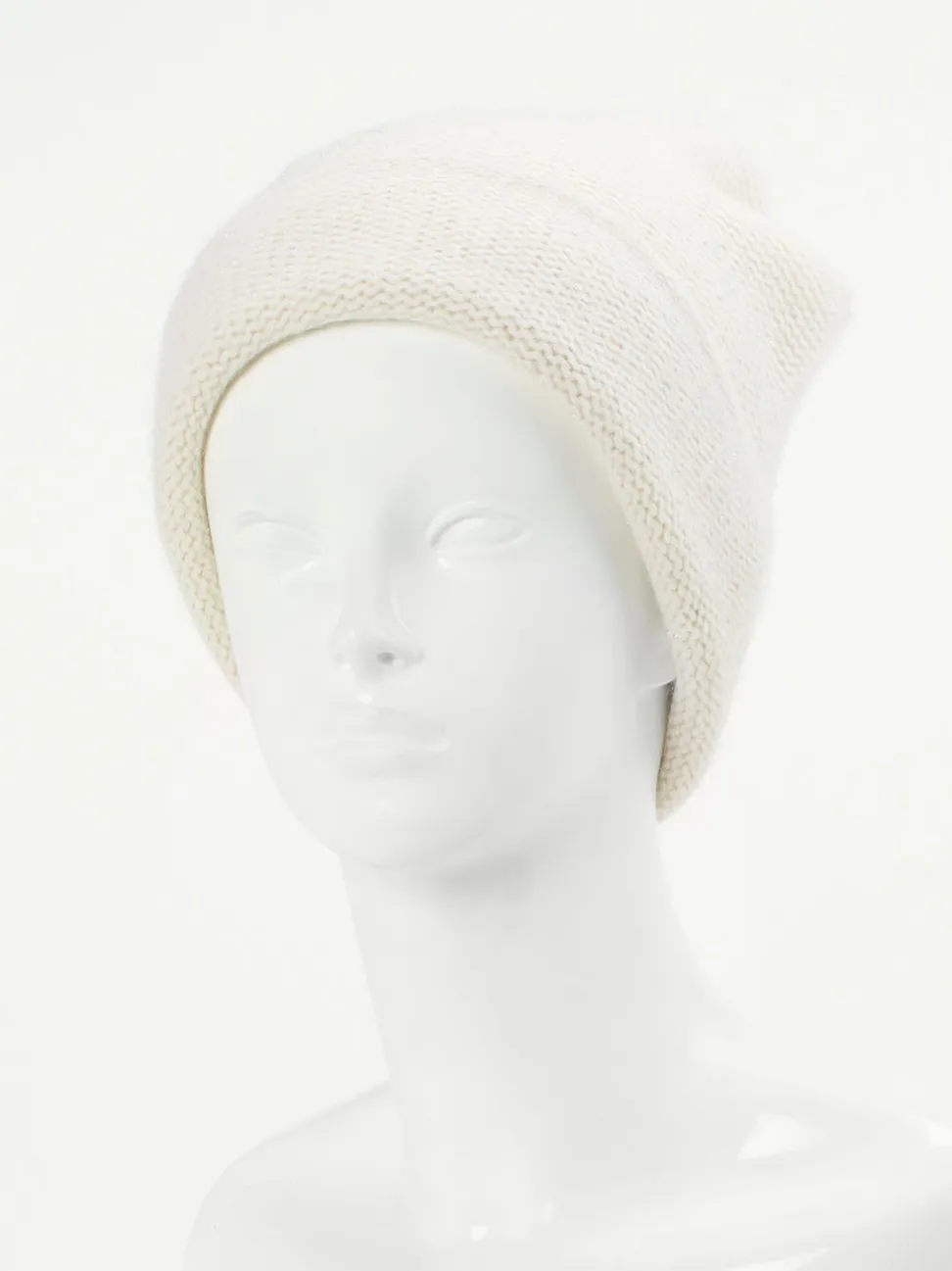 HURRAY – Beanie aus Kaschmir in Creme