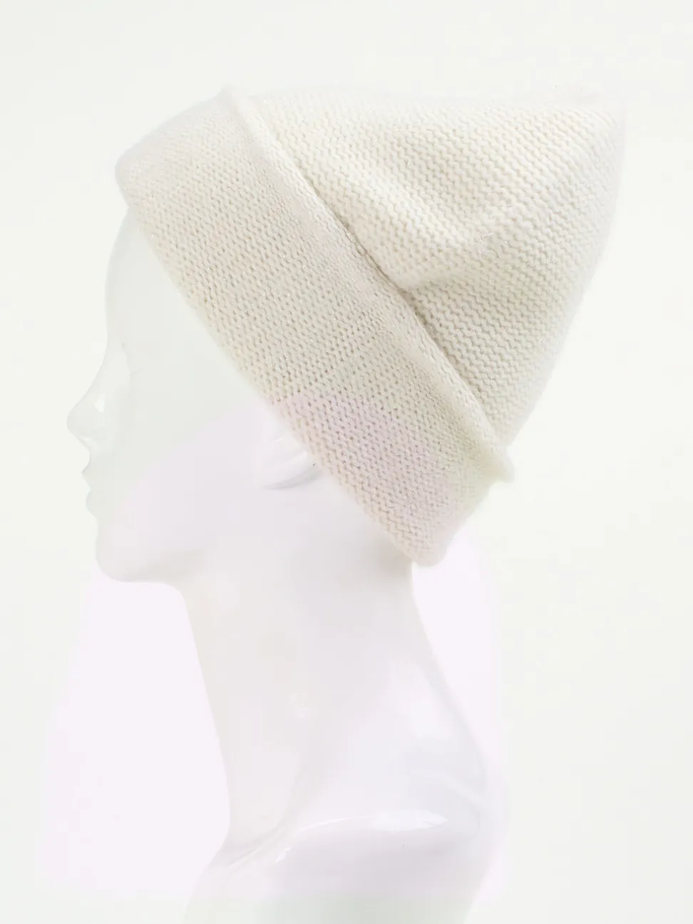 HURRAY – Beanie aus Kaschmir in Creme