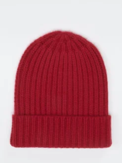 HURRAY – Beanie aus Kaschmir in Dunkelrot