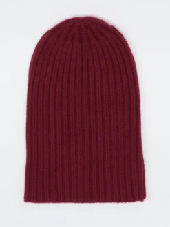HURRAY – Beanie aus Kaschmir in Bordeauxrot
