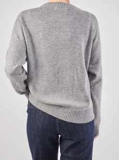 HURRAY – Feinstrickpullover aus Kaschmir Hellgrau